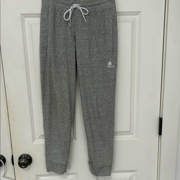 Adidas Gray Joggers | Small | 25” Inseam | Petite-Friendly - Picture 1 of 6
